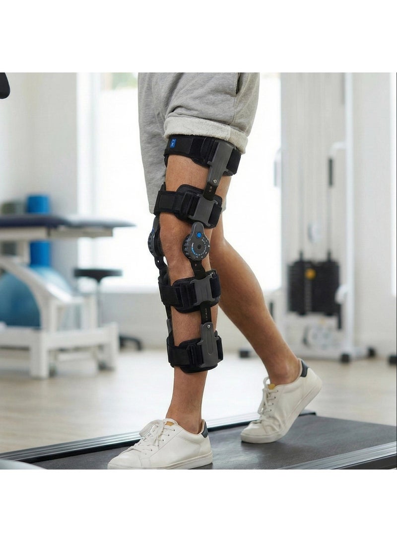ثواسن دعامة الركبة Thuasne ROM-R بعد الجراحة – دعامة طبية قابلة للتعديل لإصابات الأربطة الشديدة وإعادة التأهيل - Image 4